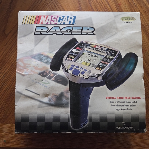 Other | Radica Nascar Racer Virtual Handheld Racing Electronic Video ...
